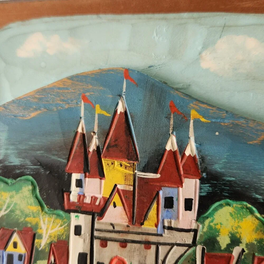 Vintage Child's Wall Decor Land of Make Believe Castle